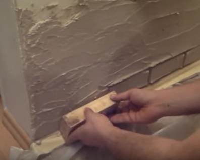 Imiter le mastic de brique Imiter le mastic de brique