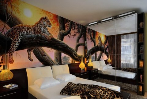 Nous combinons des couleurs froides et chaudes dans la décoration de la chambre Nous combinons des couleurs froides et chaudes dans la décoration de la chambre