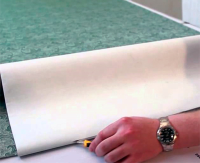 Faire des rayures sur le papier peint Faire des rayures sur le papier peint