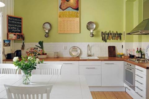 Choix compétent de couleurs de murs pour la cuisine Choix compétent de couleurs de murs pour la cuisine