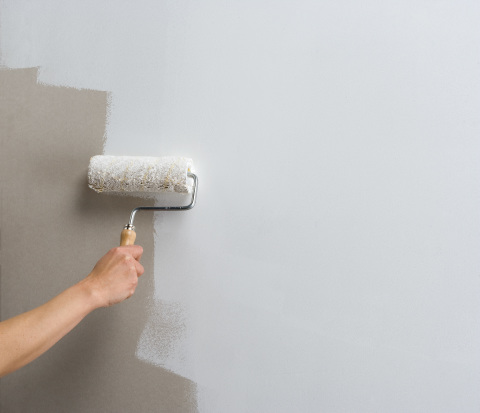 Amorçage des murs avec un rouleau Amorçage des murs avec un rouleau