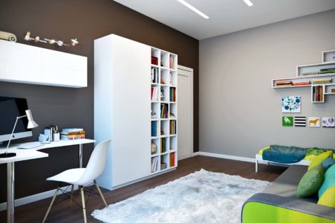 Chambre intérieure avec murs peints Chambre intérieure avec murs peints