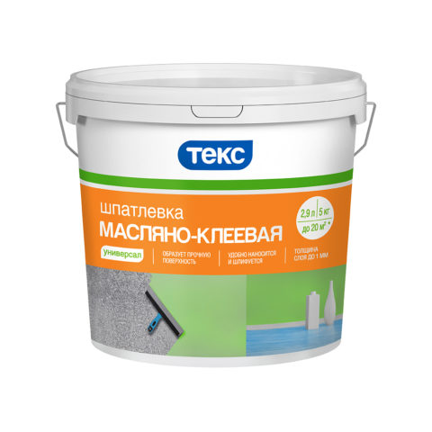 Mastic à l'huile et à la colle pour murs Mastic à l'huile et à la colle pour murs