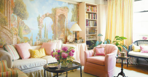 Mur d'accent dans le salon Mur d'accent dans le salon