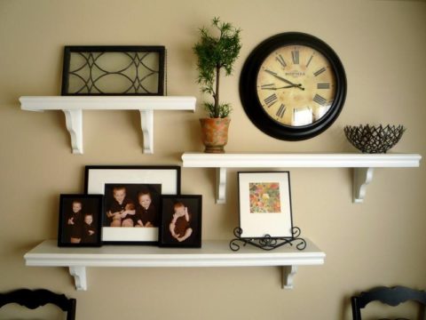 Étagères décoratives à l'intérieur Étagères décoratives à l'intérieur