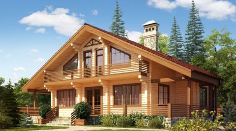 Maison en bois massif Maison en bois massif