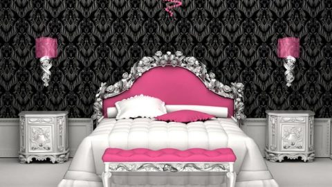 Le contraste du blanc et du noir est équilibré par les couleurs argent et rose délicat. Le contraste du blanc et du noir est équilibré par les couleurs argent et rose délicat.