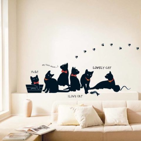 Stickers muraux dans le salon Stickers muraux dans le salon