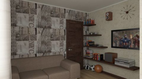 Couleur gris chaud dans la conception de la chambre d'un adolescent Couleur gris chaud dans la conception de la chambre d'un adolescent