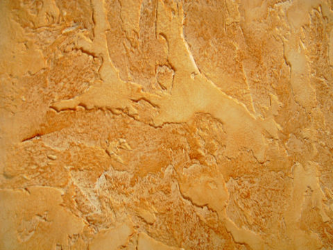 Exécution de plâtre en pierre - surface décorative en relief Exécution de plâtre en pierre - surface décorative en relief
