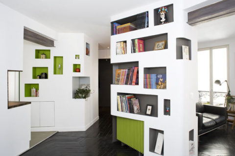 Cloison décorative avec niches Cloison décorative avec niches