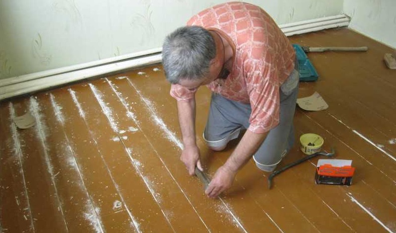 Préparation d'une surface en bois