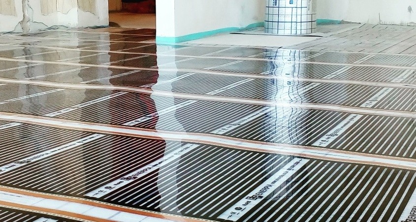 Plancher infrarouge en film