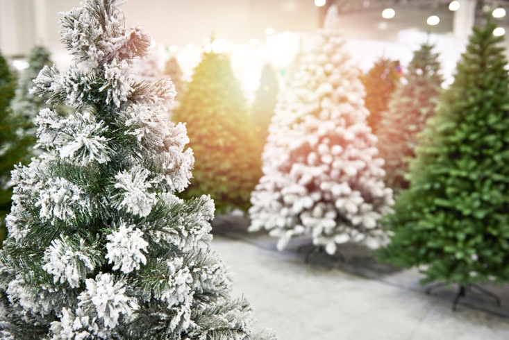 types d'arbres de Noël artificiels