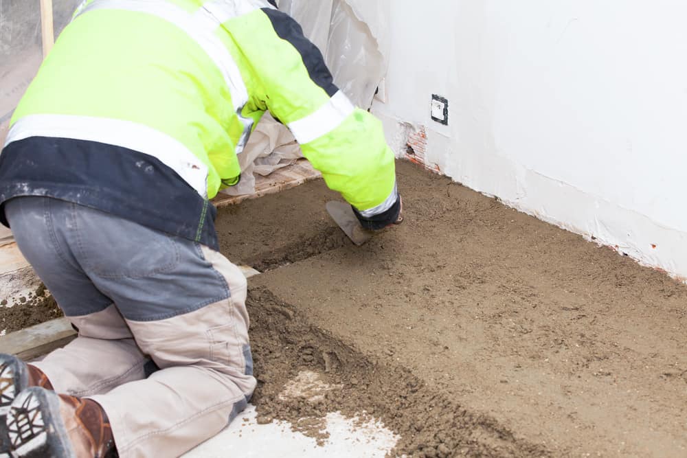 comment faire une chape en béton